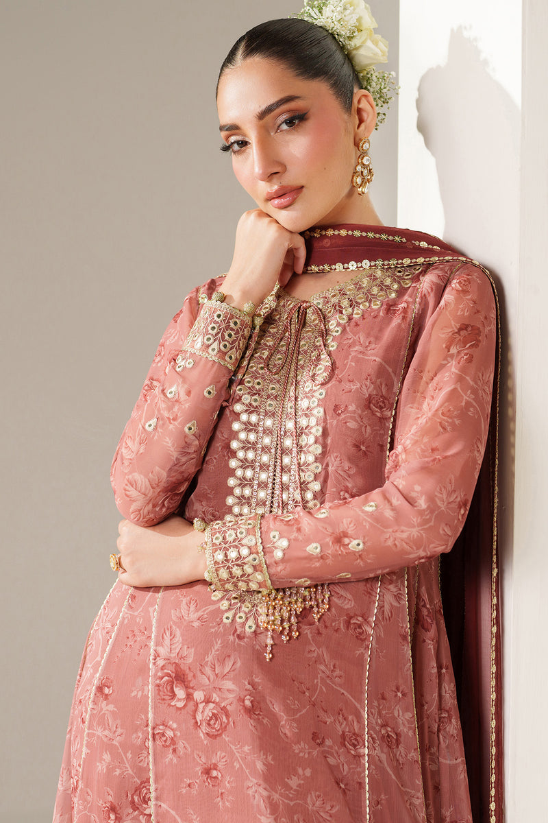 Jazmin 3 Piece Custom Stitched Suit - Pink - LB30655