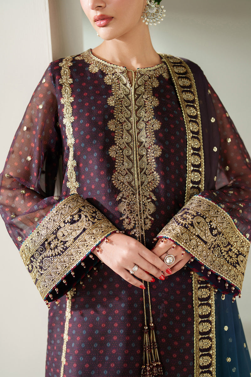 Jazmin 3 Piece Custom Stitched Suit - Red - LB30659
