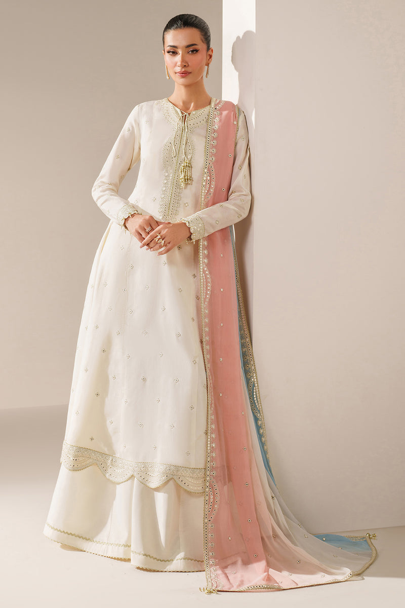 Jazmin 3 Piece Custom Stitched Suit - White - LB30653