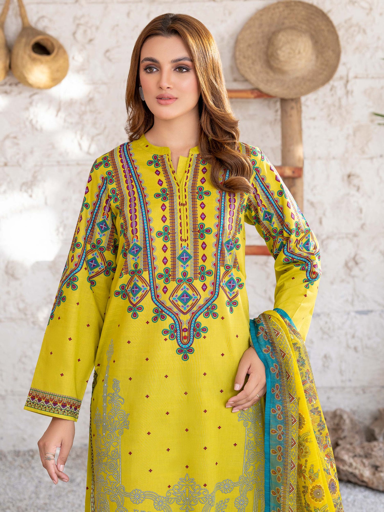 Limelight 3 Piece Custom Stitched Suit - Yellow - LB29155