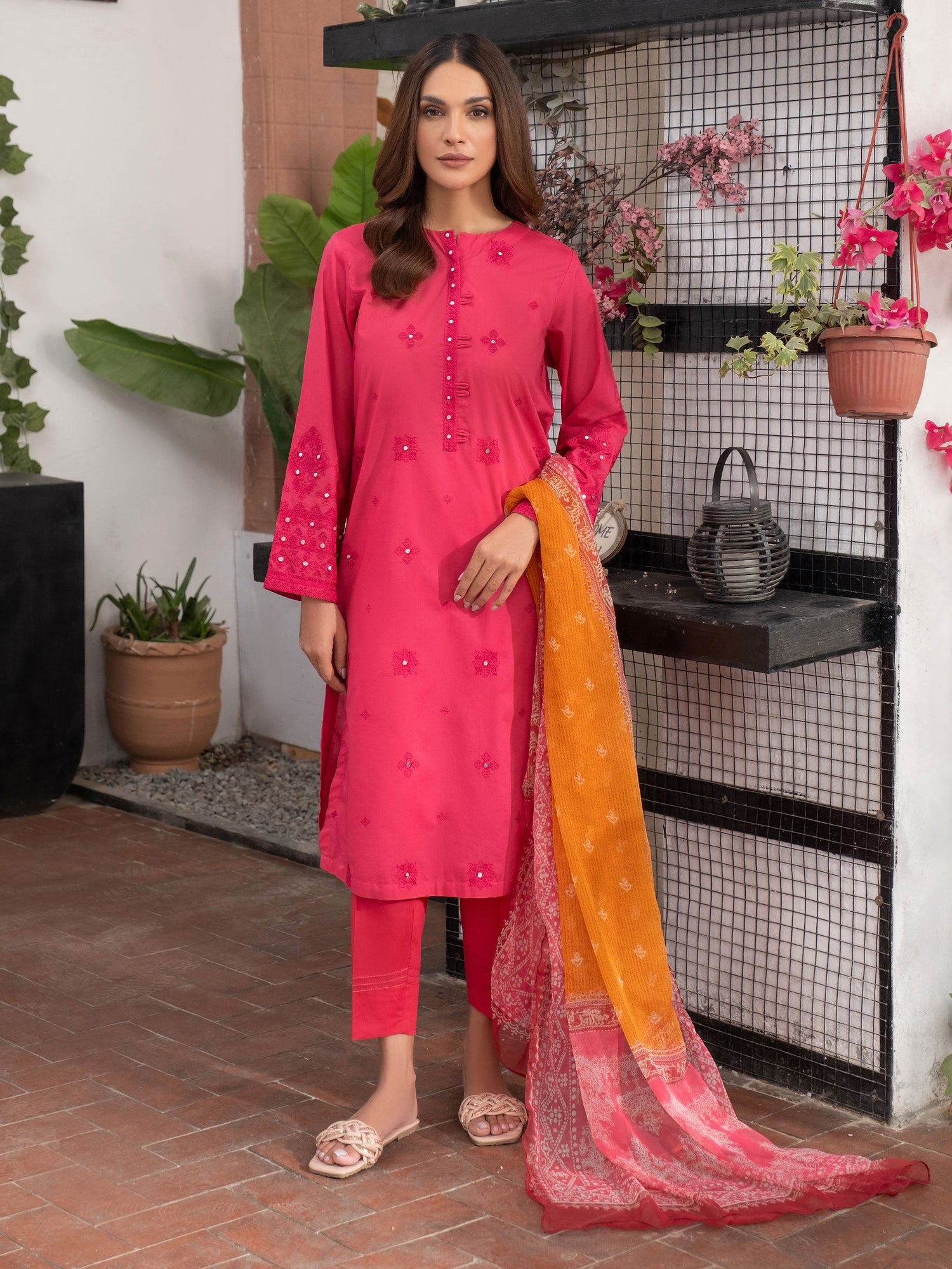 Limelight 3 Piece Custom Stitched Suit - Pink - LB29158