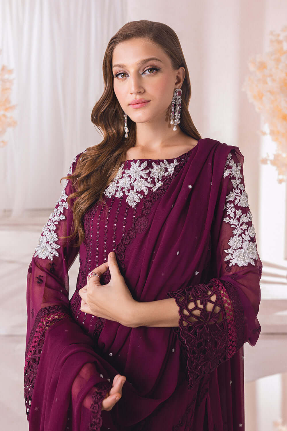 Azure 3 Piece Custom Stitched Suit - Purple - LB29540