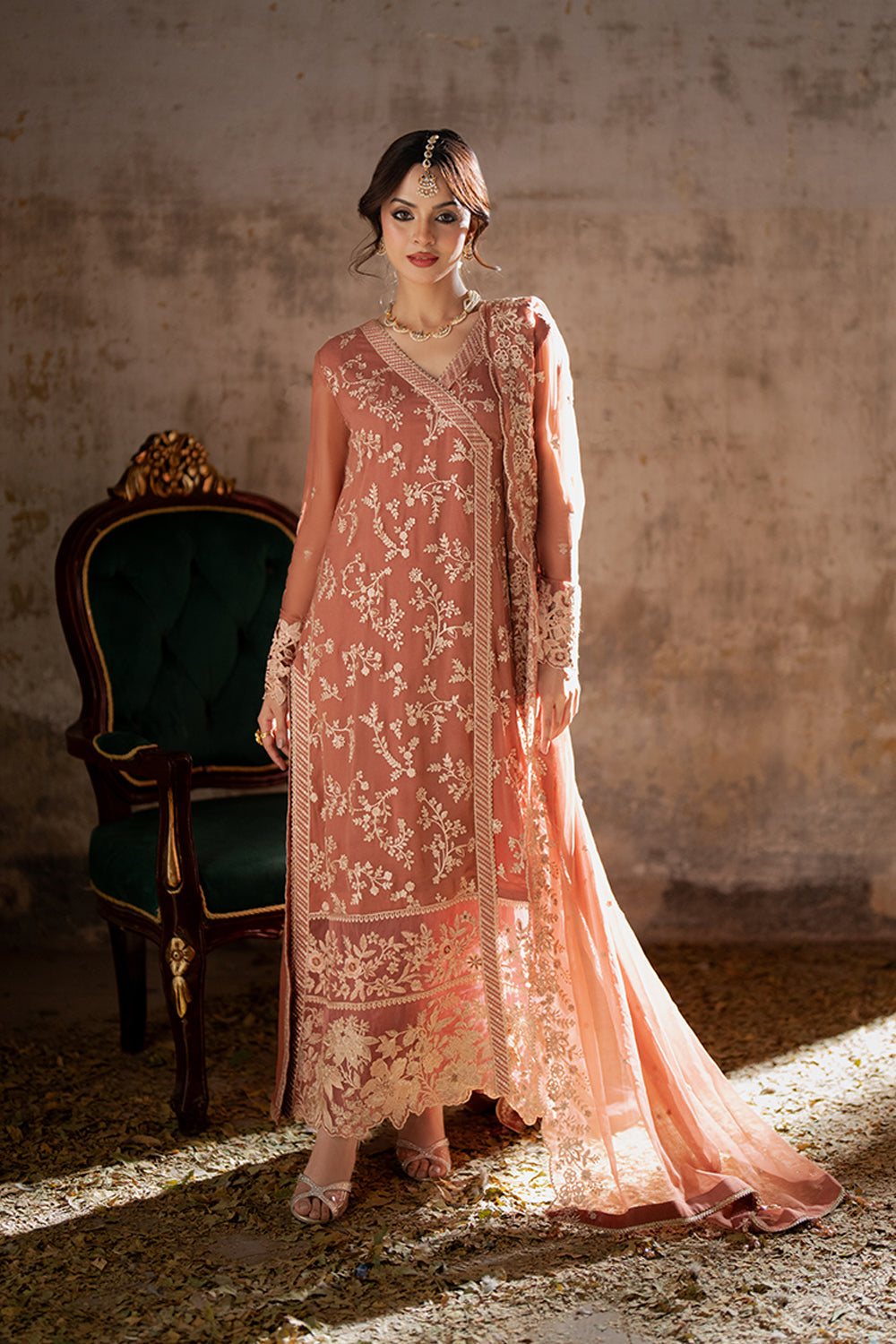 Azure 3 Piece Custom Stitched Suit - Pink - LB289328