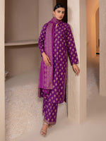 Libasco Limelight 3 Piece Custom Stitched Suit - Purple - LB288385