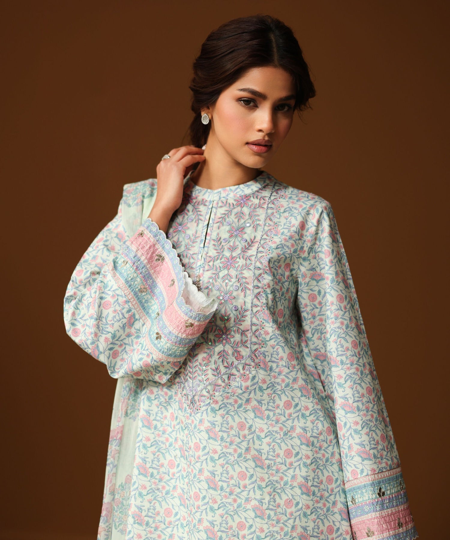 Sapphire 3 Piece Custom Stitched Suit - Aqua - LB31271