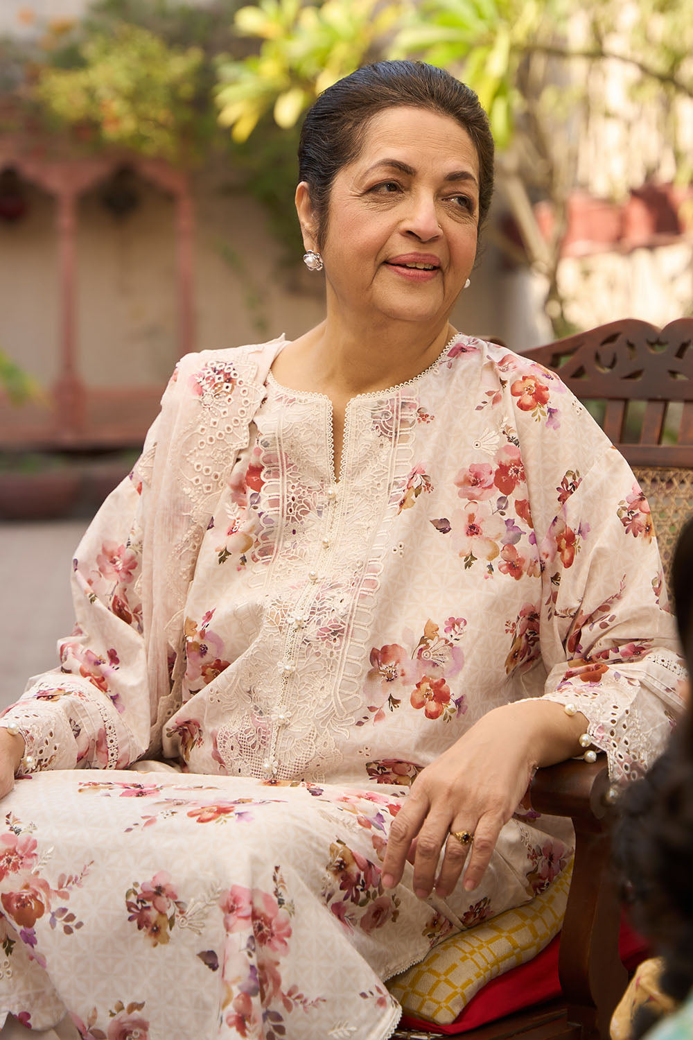 Gul Ahmed 3 Piece Custom Stitched Suit - Beige - LB31516