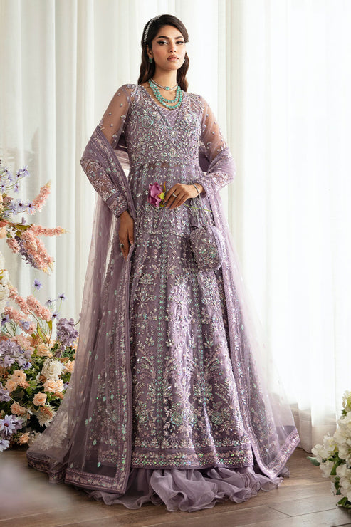 Gulaal 3 Piece Custom Stitched Suit - Purple - LB287972