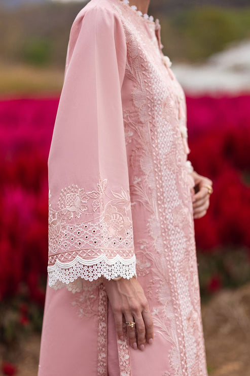 Mushq 3 Piece Custom Stitched Suit - Pink - LB286746