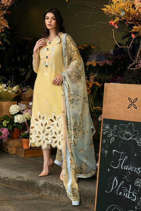 Mushq 3 Piece Custom Stitched Suit - Yellow - LB287399