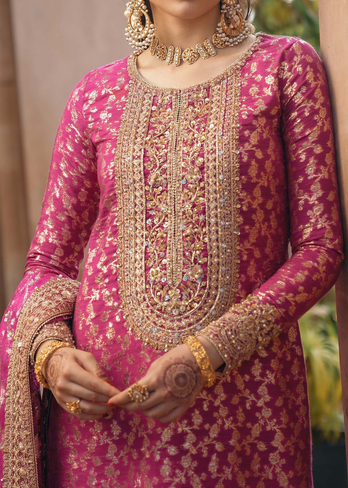 Kanwal Malik 3 Piece Pret Suit - Pink - LB30763