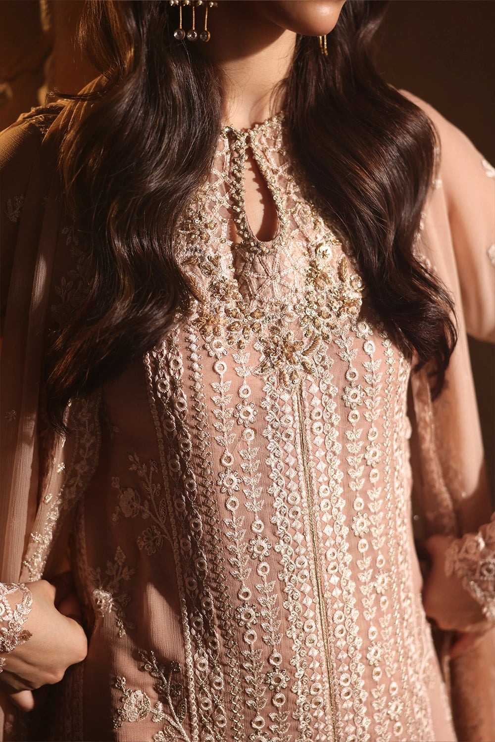 Azure 3 Piece Custom Stitched Suit - Beige - LB31078