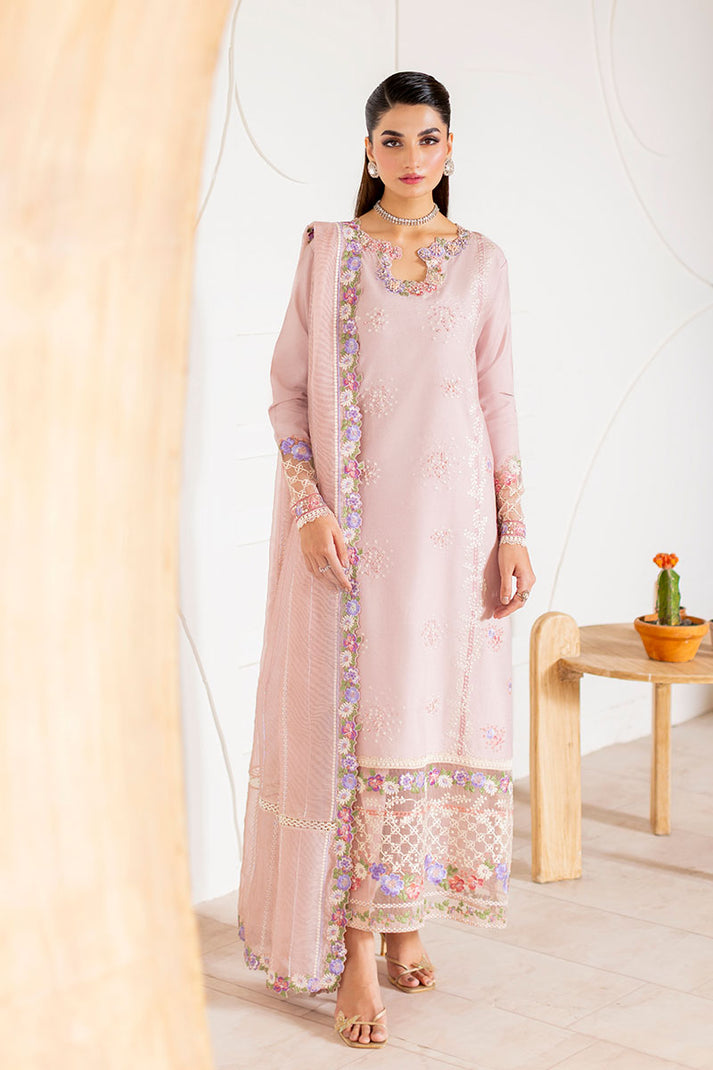 Mushq 3 Piece Pret Suit - Beige - LB30480