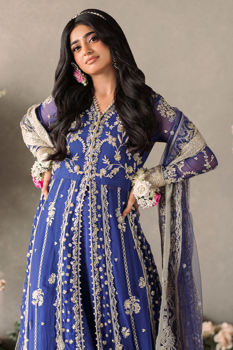 Mushq 3 Piece Custom Stitched Suit - Blue - LB287885