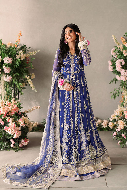 Mushq 3 Piece Custom Stitched Suit - Blue - LB287885