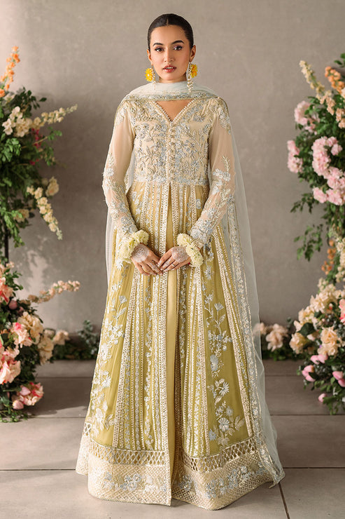 Mushq 3 Piece Custom Stitched Suit - Yellow - LB287890