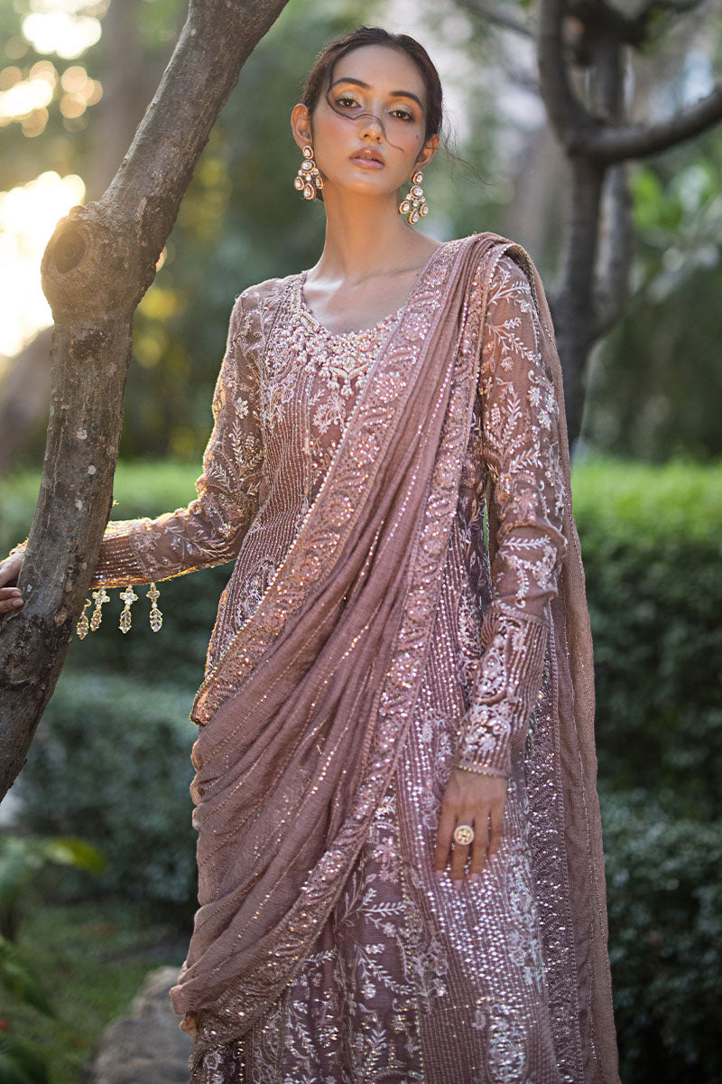 Mushq 3 Piece Custom Stitched Suit - Brown - LB287512