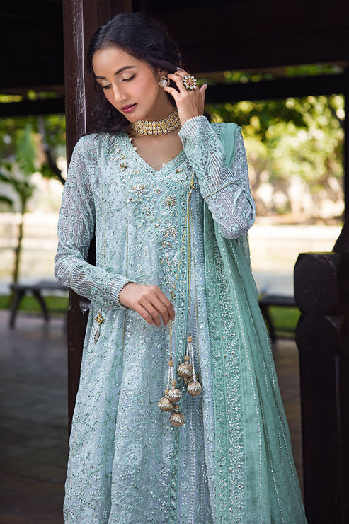 Mushq 3 Piece Custom Stitched Suit - Green - LB287507