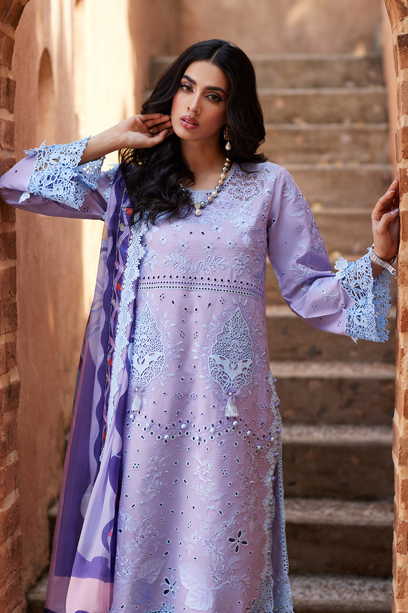 Mushq 3 Piece Custom Stitched Suit - Purple - LB286402