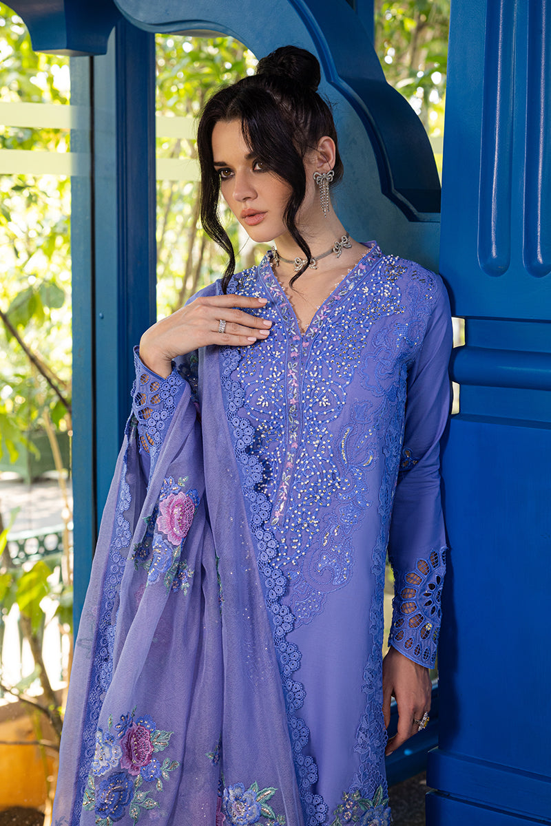 Mushq 3 Piece Custom Stitched Suit - Blue - LB286737