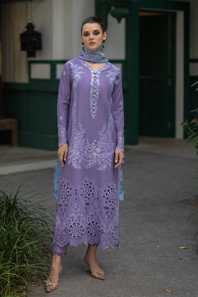 Mushq 3 Piece Custom Stitched Suit - Purple - LB286741