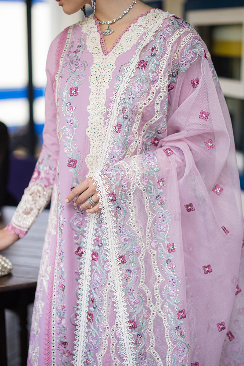 Mushq 3 Piece Custom Stitched Suit - Pink - LB286738