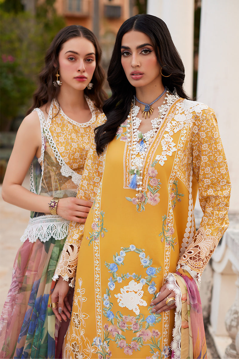 Mushq 3 Piece Custom Stitched Suit - Yellow - LB286401