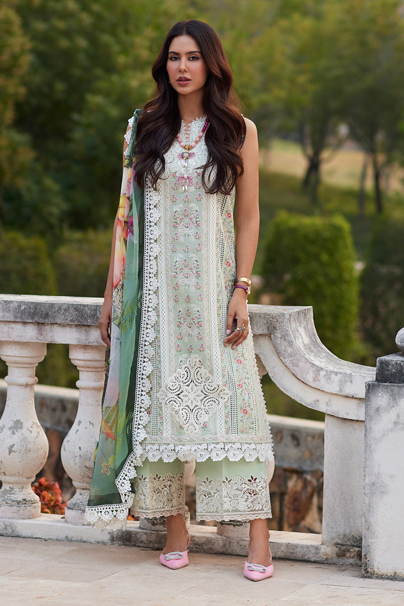 Mushq 3 Piece Custom Stitched Suit - Green - LB286406