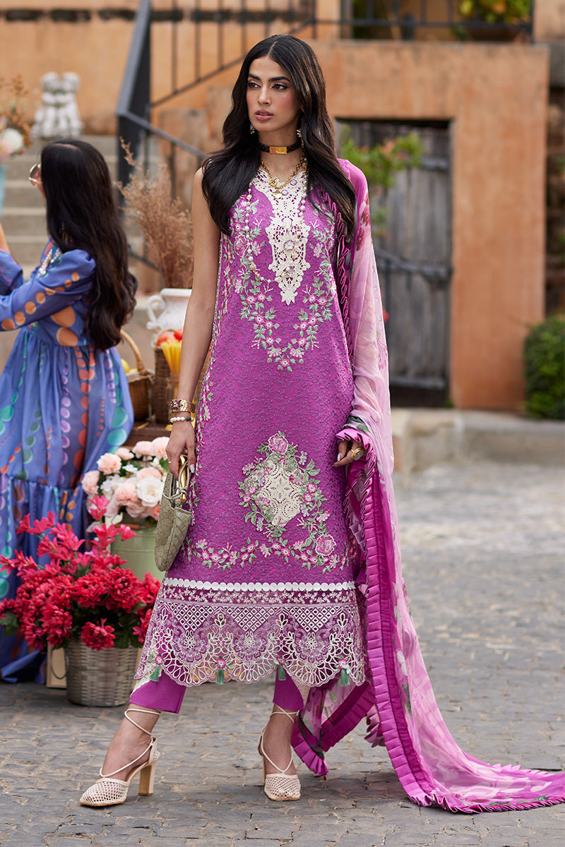 Mushq 3 Piece Custom Stitched Suit - Purple - LB286405