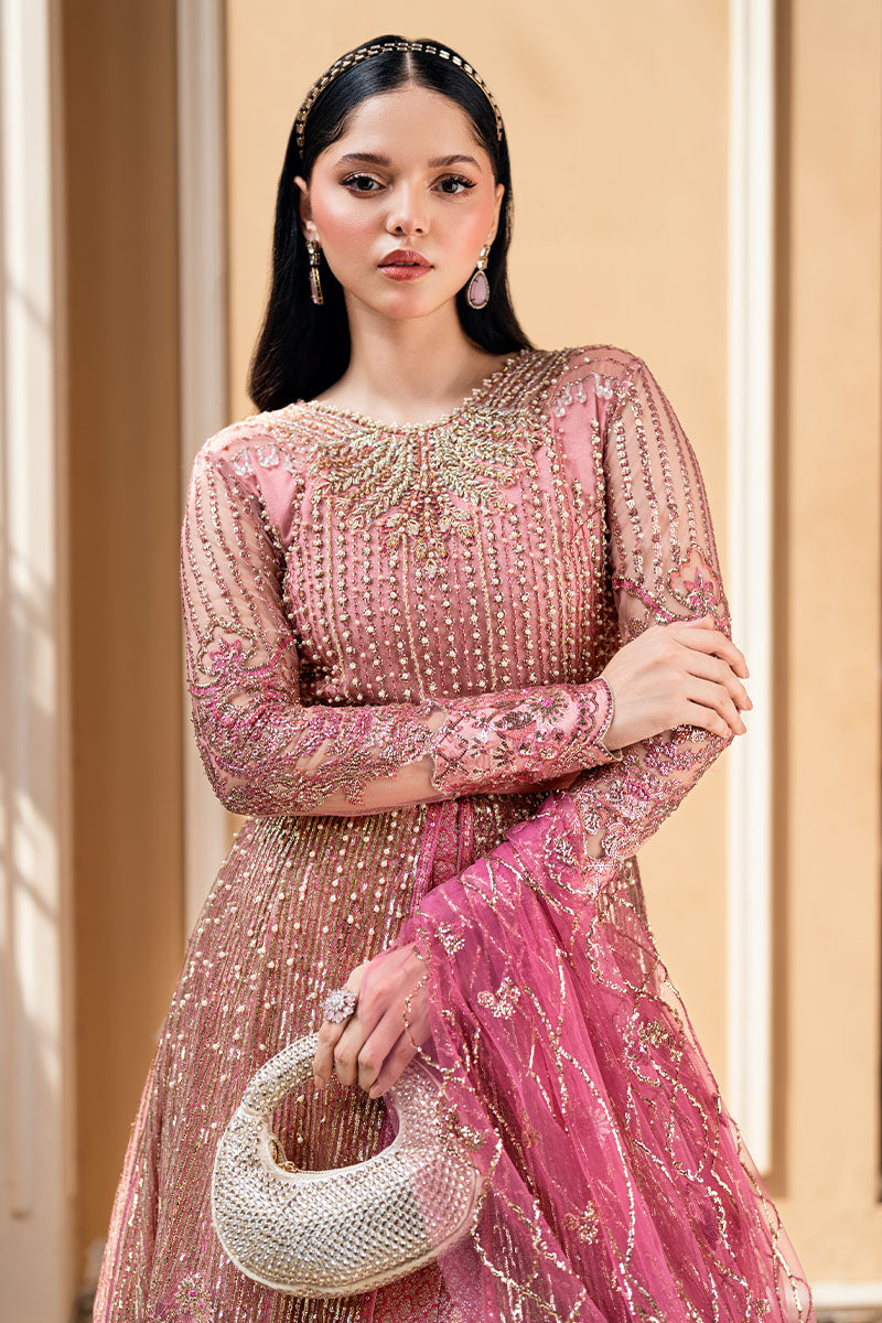 Mushq 3 Piece Custom Stitched Suit - Pink - LB289191