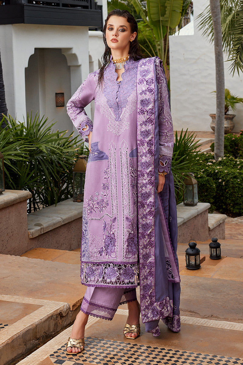 Mushq 3 Piece Custom Stitched Suit - Purple - LB284941