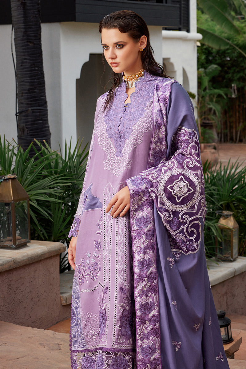 Mushq 3 Piece Custom Stitched Suit - Purple - LB284941