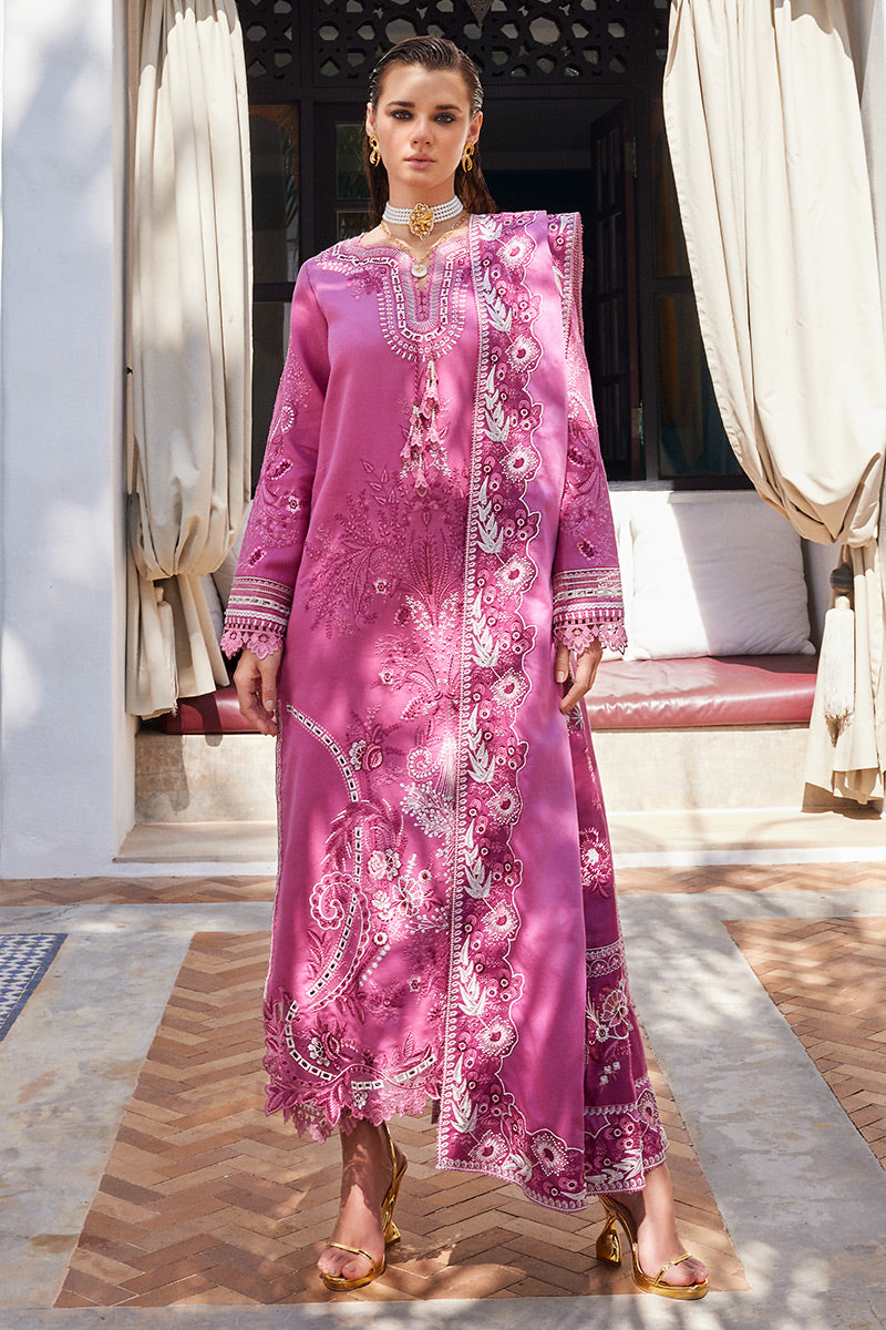 Mushq 3 Piece Custom Stitched Suit - Pink - LB284939