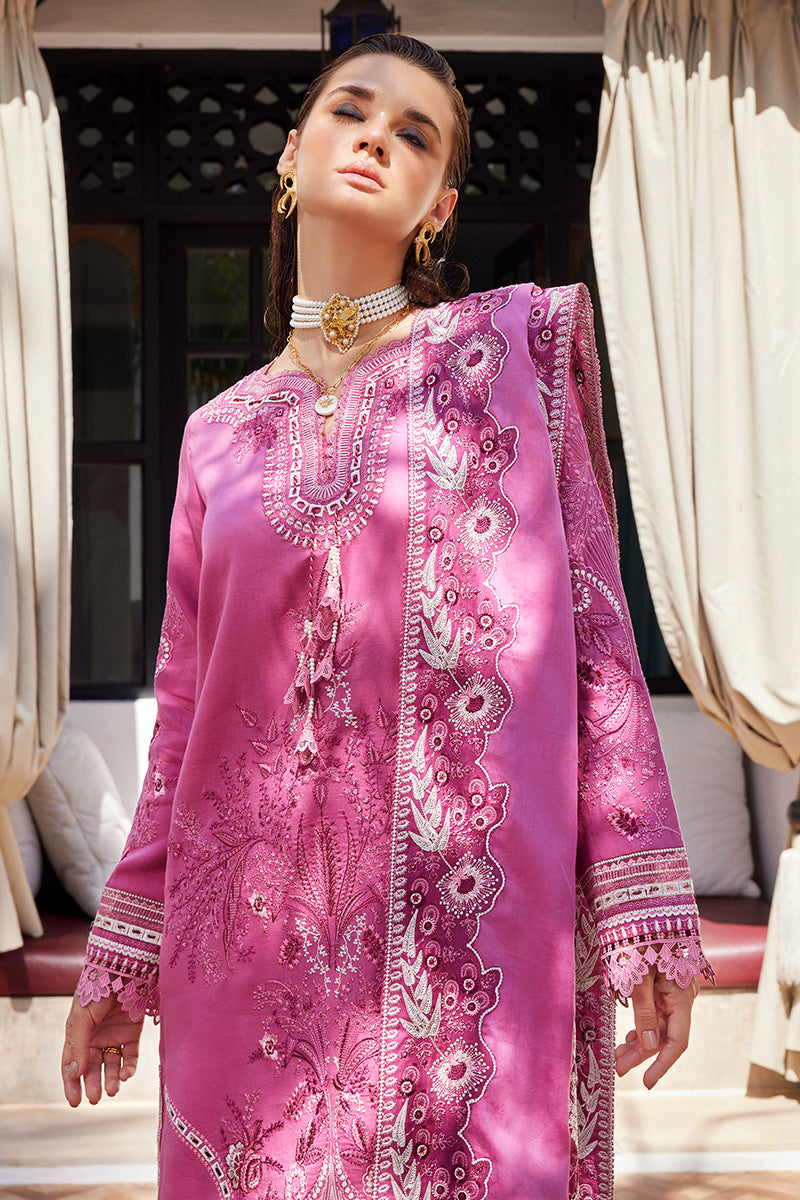 Mushq 3 Piece Custom Stitched Suit - Pink - LB284939