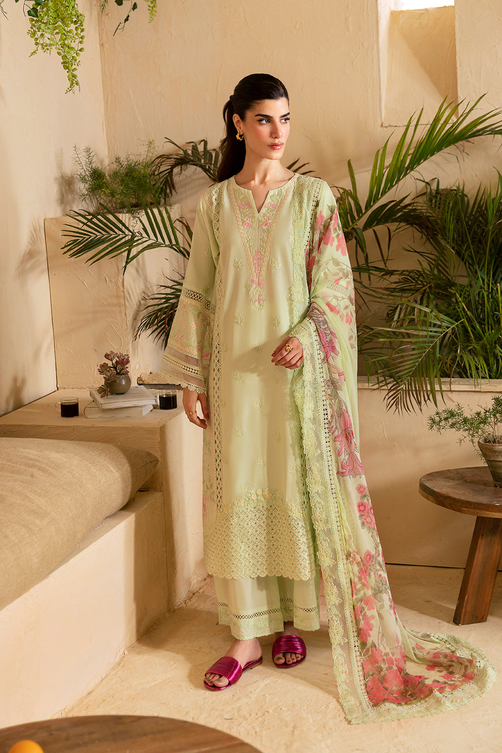 Azure 3 Piece Custom Stitched Suit - Green - LB287847