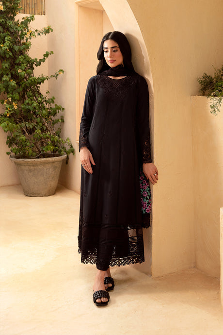 Azure 3 Piece Custom Stitched Suit - Black - LB287851