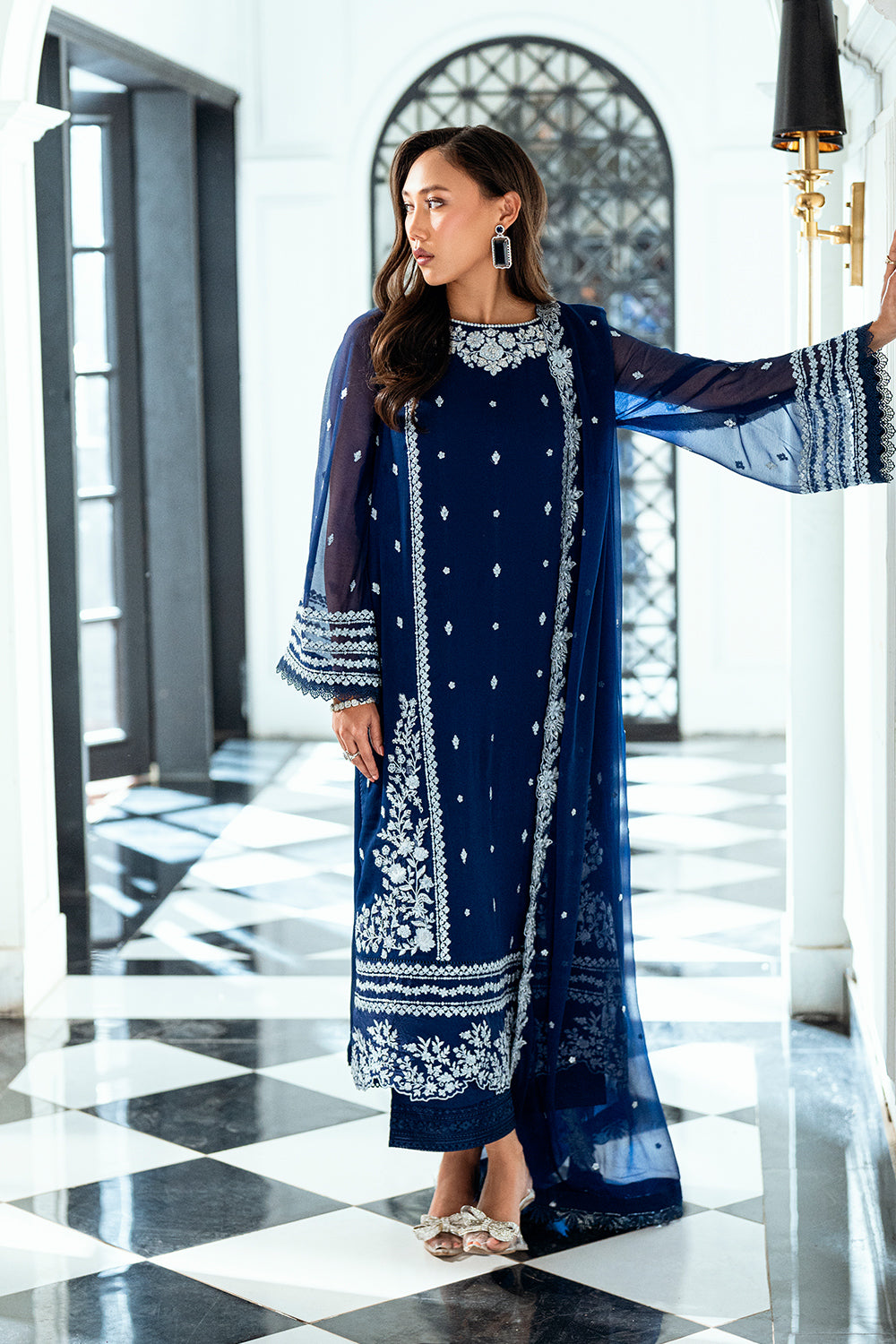 Azure 3 Piece Custom Stitched Suit - Blue - LB29544