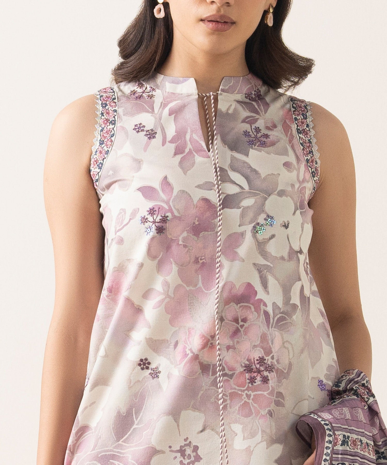 Sapphire 3 Piece Custom Stitched Suit - Pink - LB31298