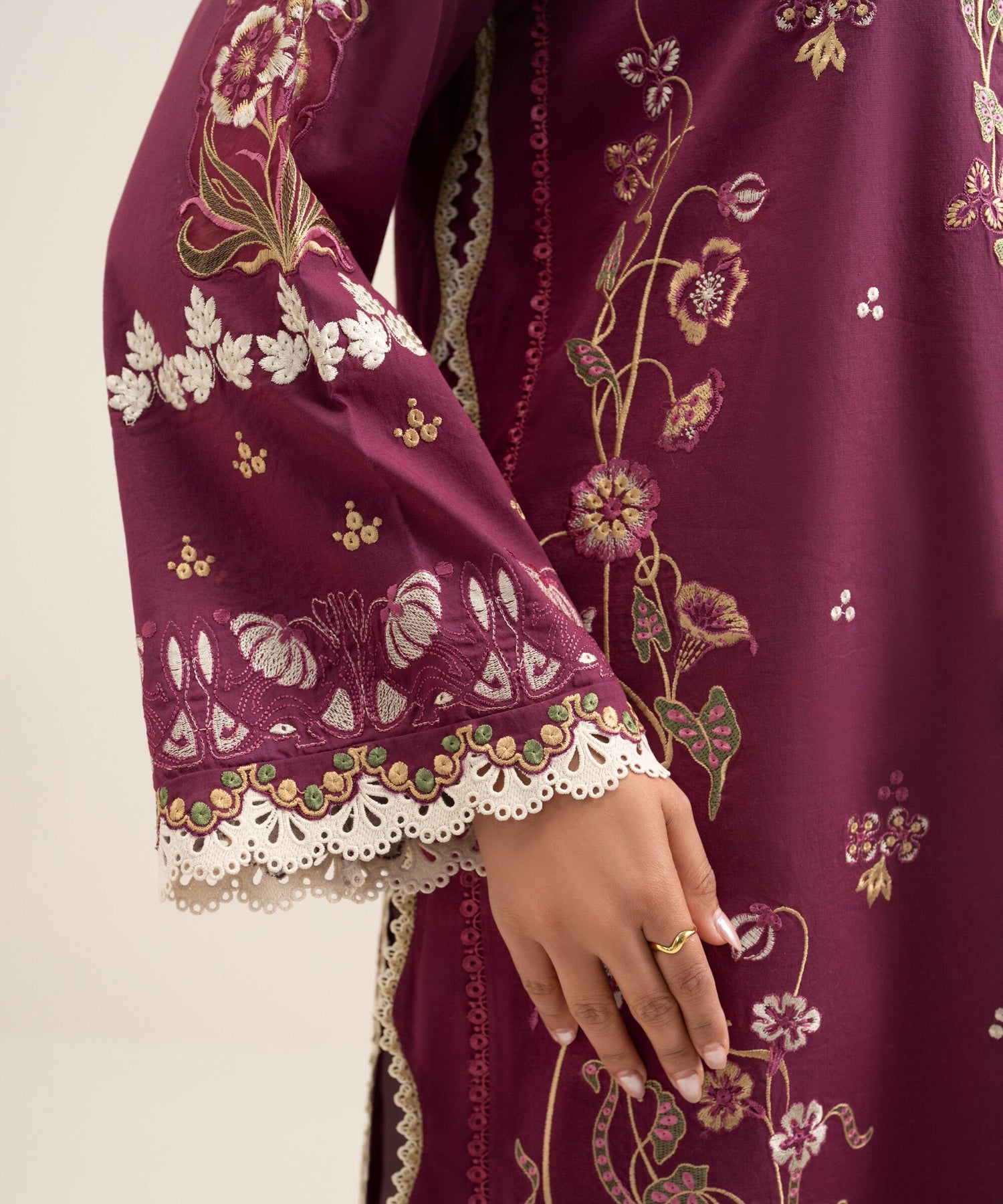 Sapphire 3 Piece Custom Stitched Suit - Plum - LB31265