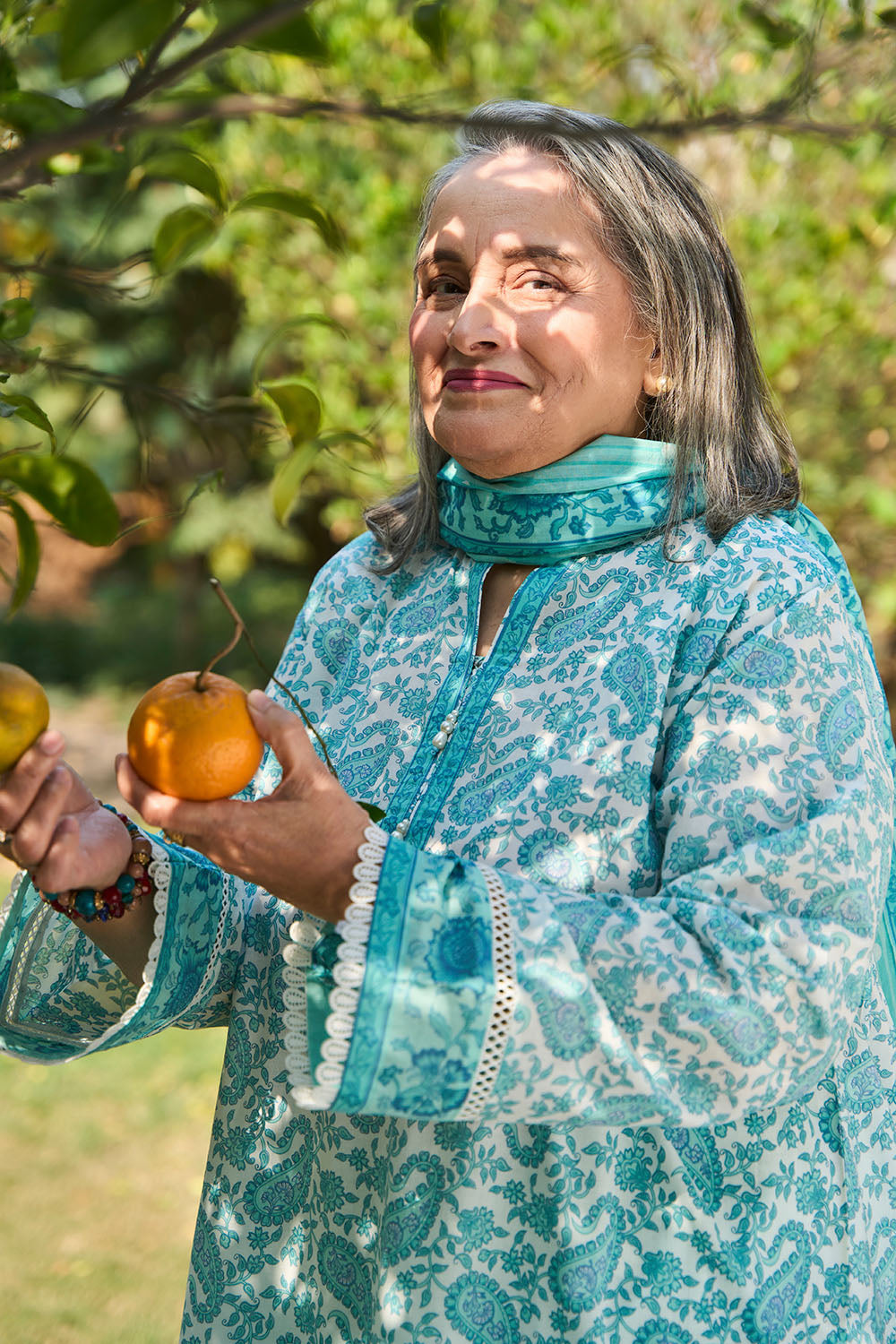 Gul Ahmed 3 Piece Custom Stitched Suit - Green - LB31507