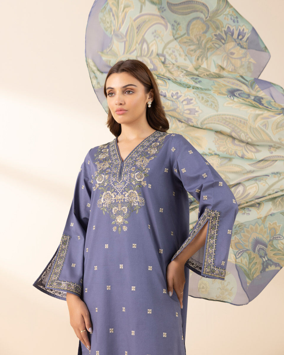 Sapphire 3 Piece Custom Stitched Suit - Purple - LB30173