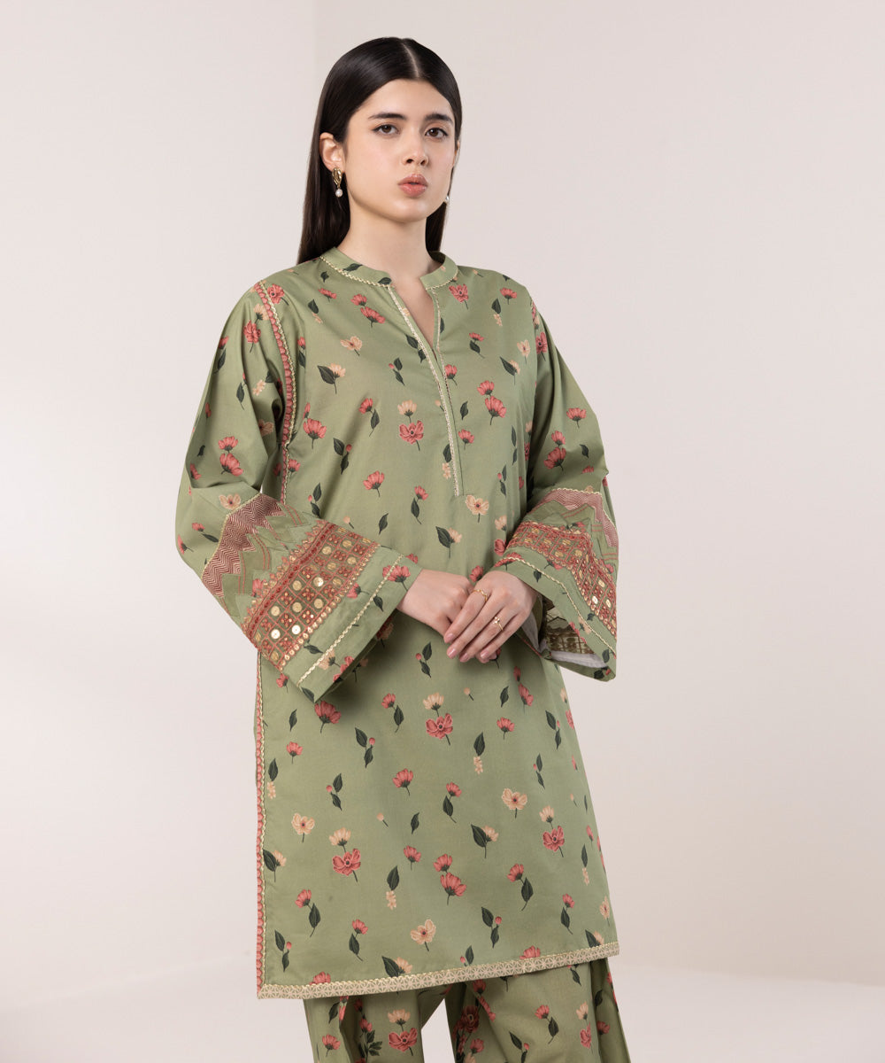 Sapphire 2 Piece Custom Stitched Suit - Green - LB287657