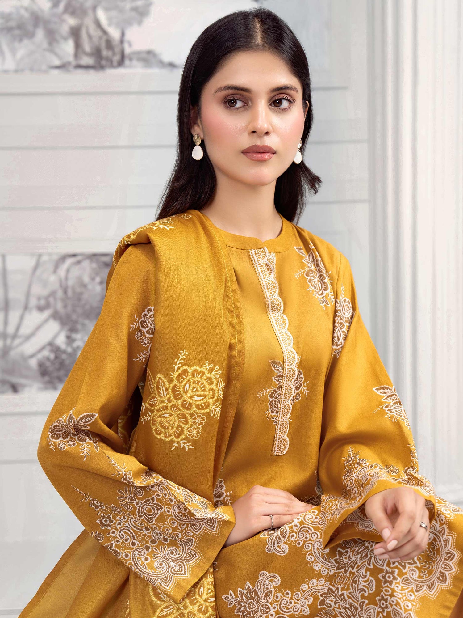 Limelight 3 Piece Custom Stitched Suit - Yellow - LB288392