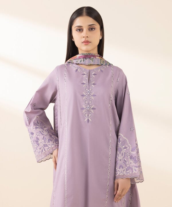 Sapphire 3 Piece Custom Stitched Suit - Purple - LB29590