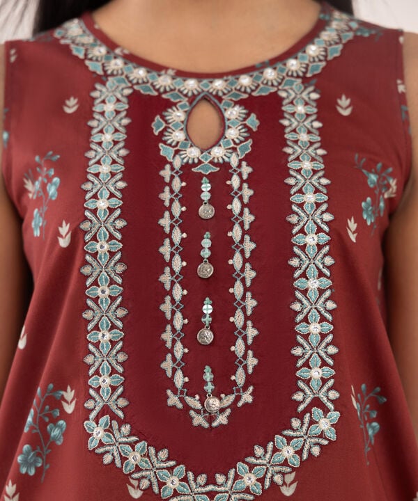 Sapphire 3 Piece Custom Stitched Suit - Red - LB30724
