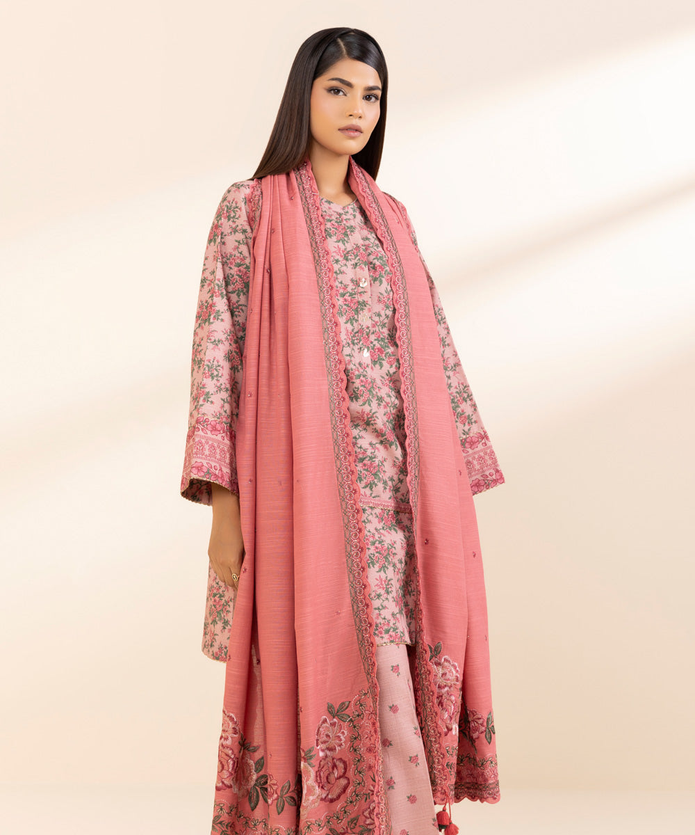 Sapphire 3 Piece Custom Stitched Suit - Pink - LB288713