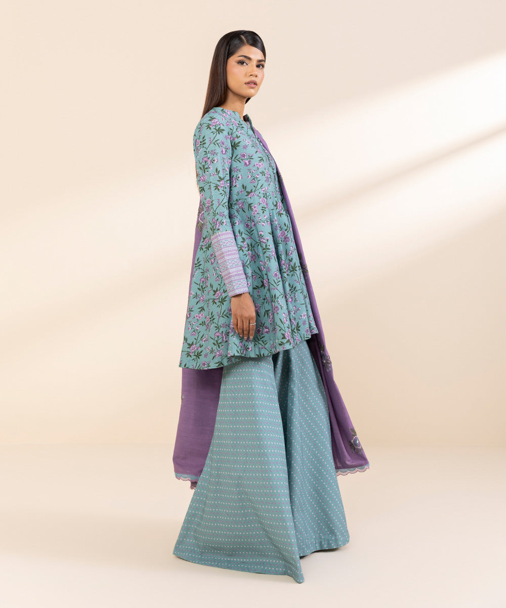 Sapphire 3 Piece Custom Stitched Suit - Blue - LB288607