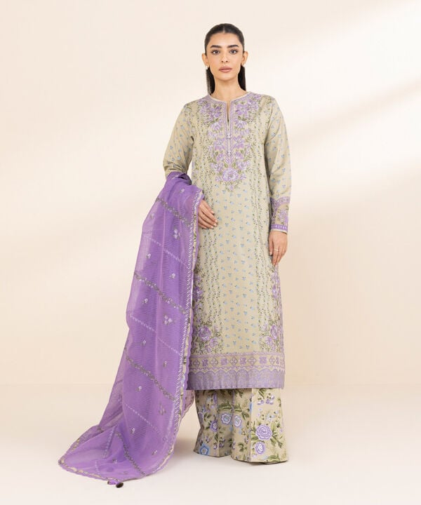 Sapphire 3 Piece Custom Stitched Suit - Green - LB29271