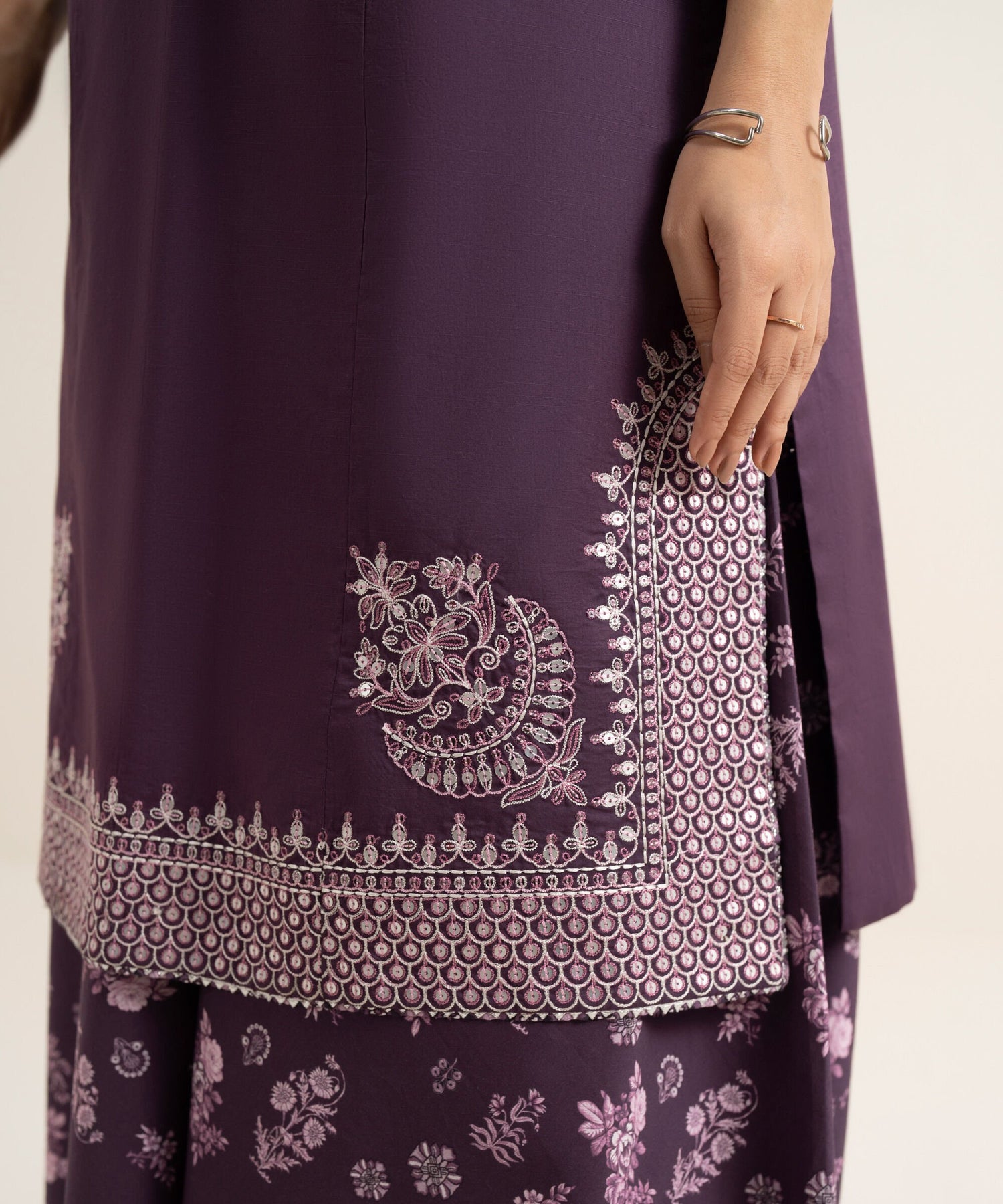 Sapphire 3 Piece Custom Stitched Suit - Purple - LB31289
