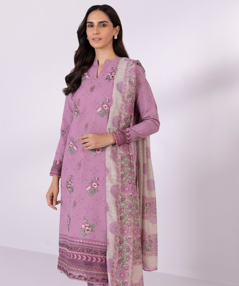 Sapphire 3 Piece Custom Stitched Suit - Purple - LB287147