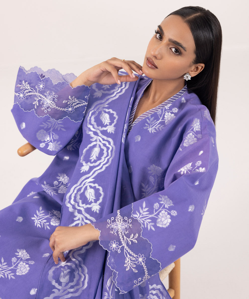 Sapphire 3 Piece Custom Stitched Suit - Purple - LB287597